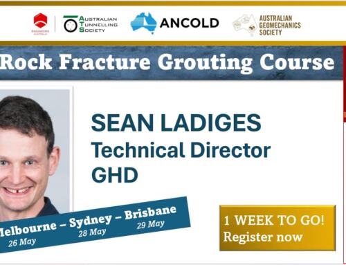 Speaker spotlight – Rock Fracture Grouting Course – Sean Ladiges